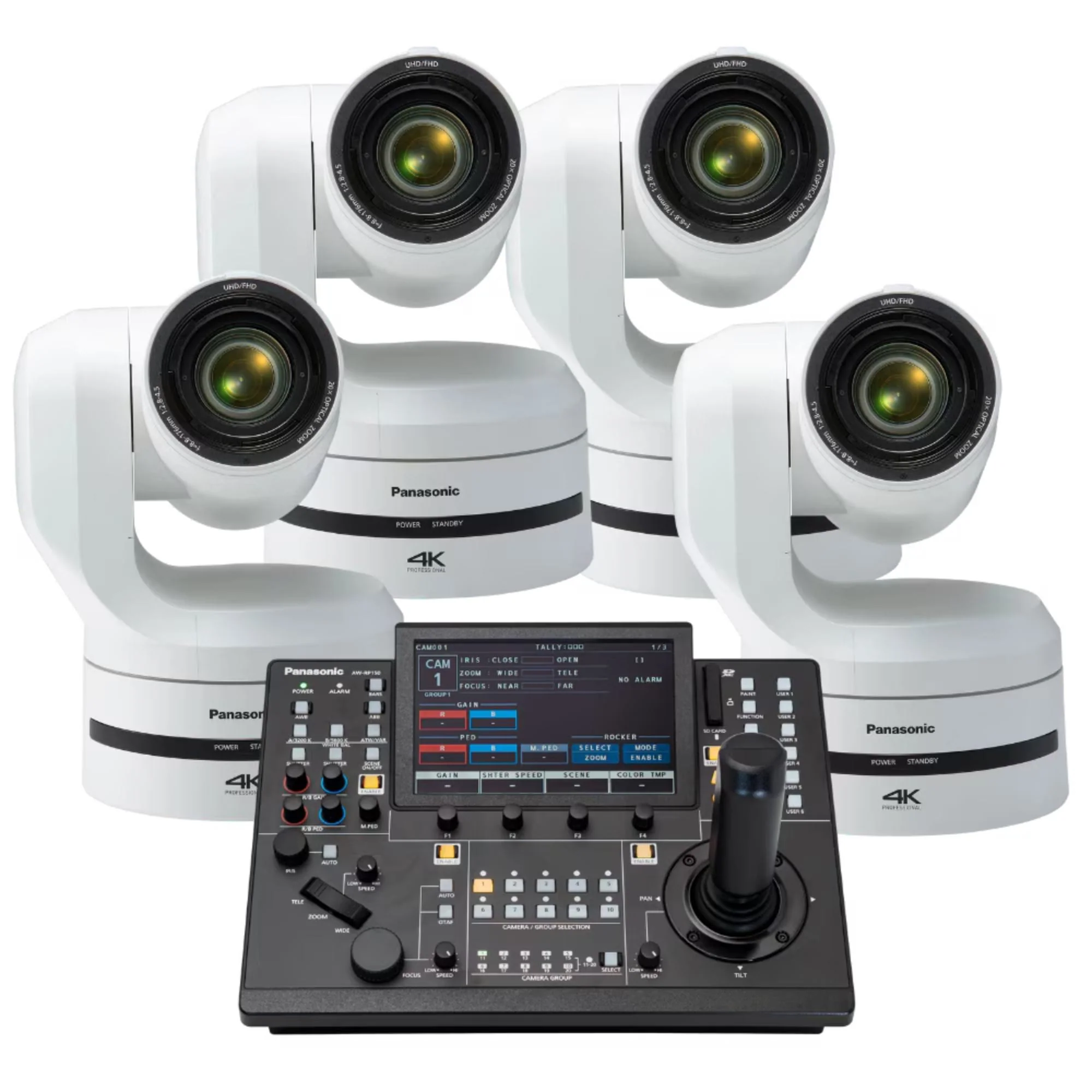 Panasonic PTZ cameras and robotic systems with auto-tracking