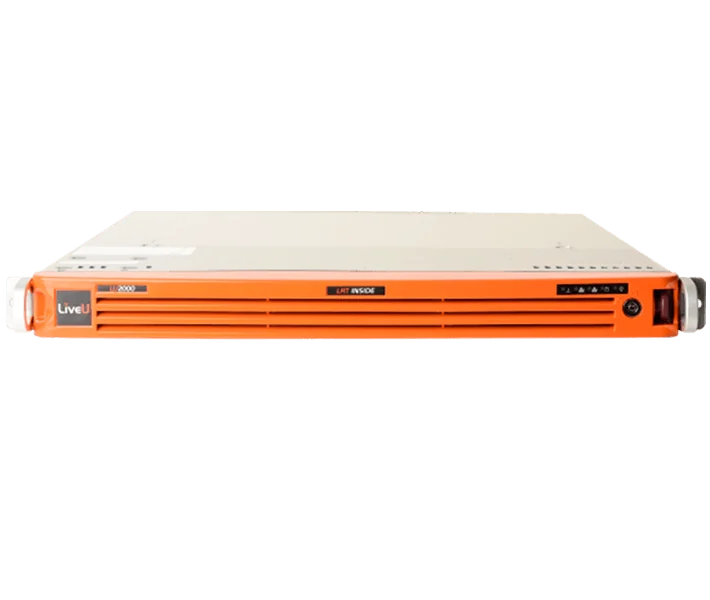 LiveU LU2000 rack decoder, official LiveU product image