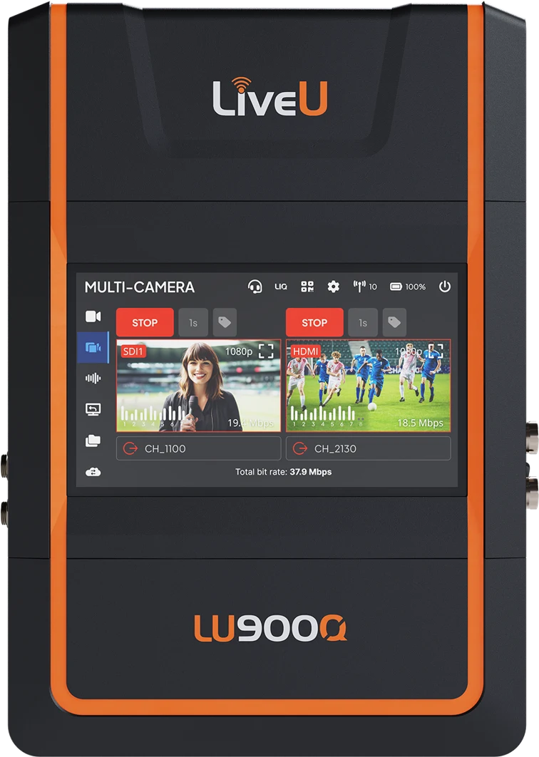 LiveU LU900Q field unit, official LiveU product image