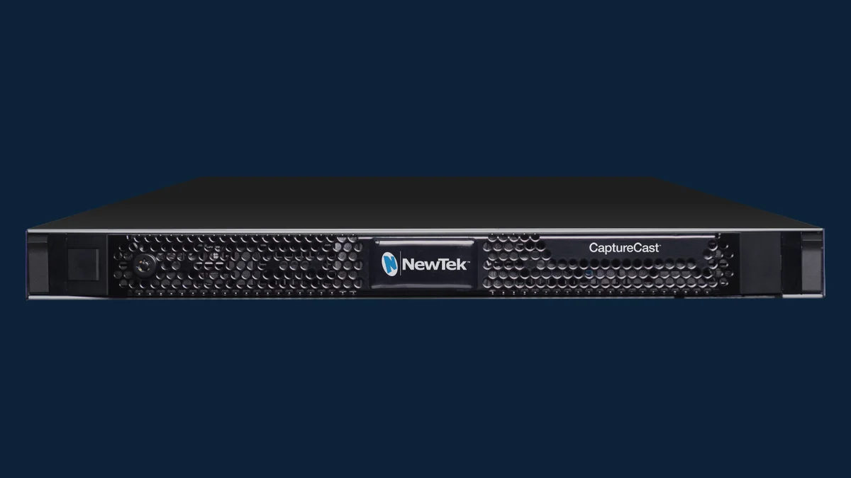Viz CaptureCast rack appliance, front view
