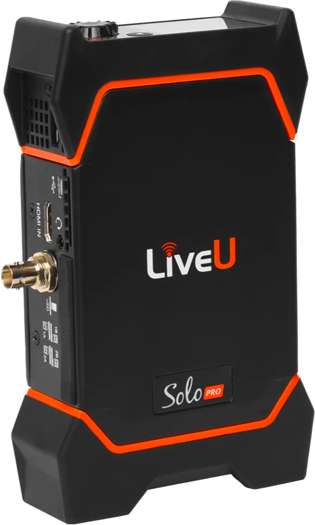 LiveU Solo PRO plug-and-play bonding encoder