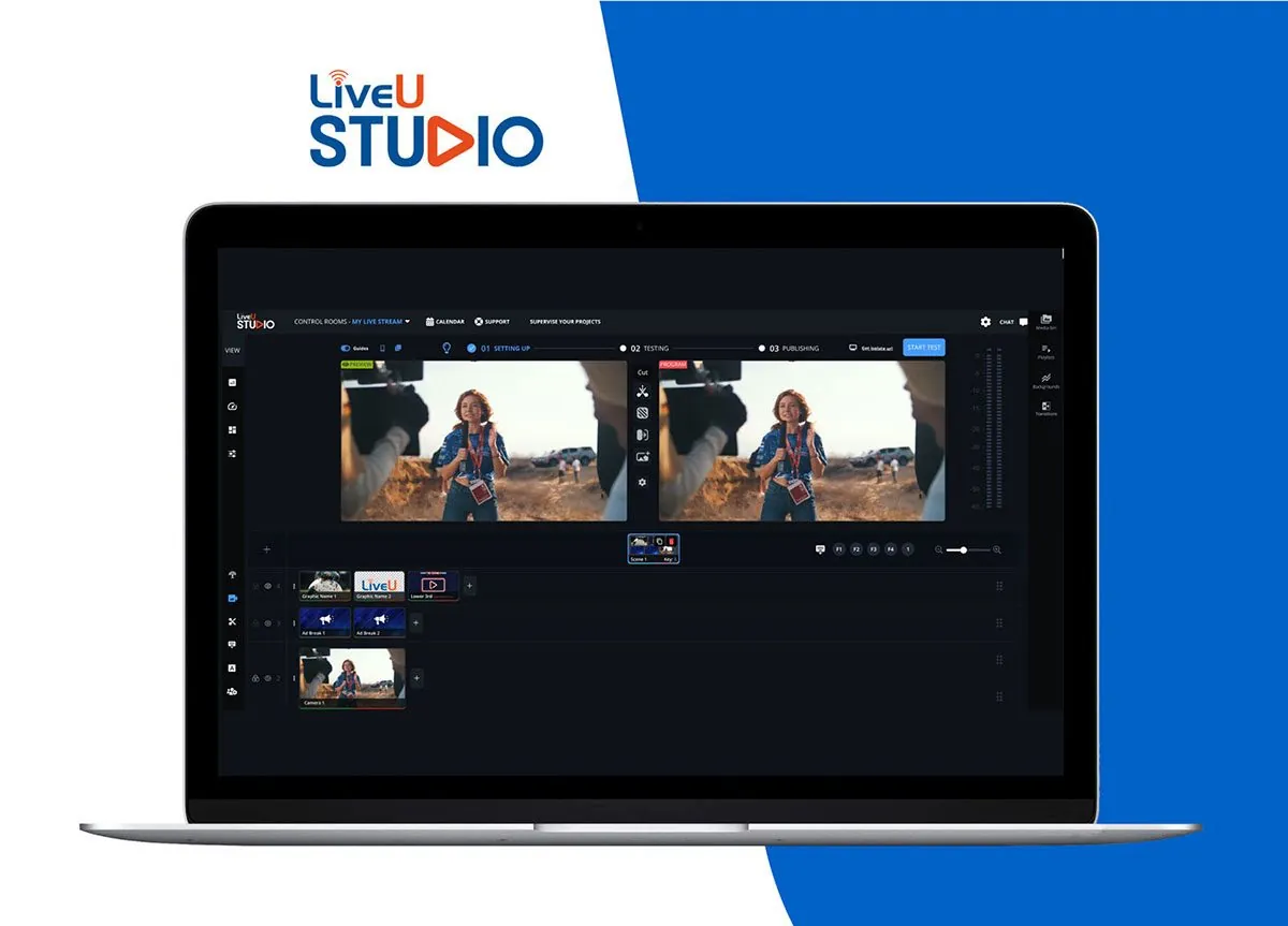 LiveU Studio cloud production interface