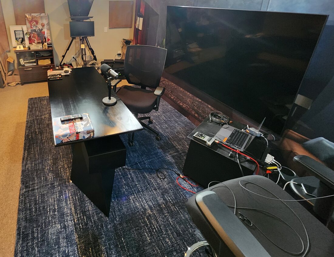 The studio floor at an international electronics maker, a Varto build