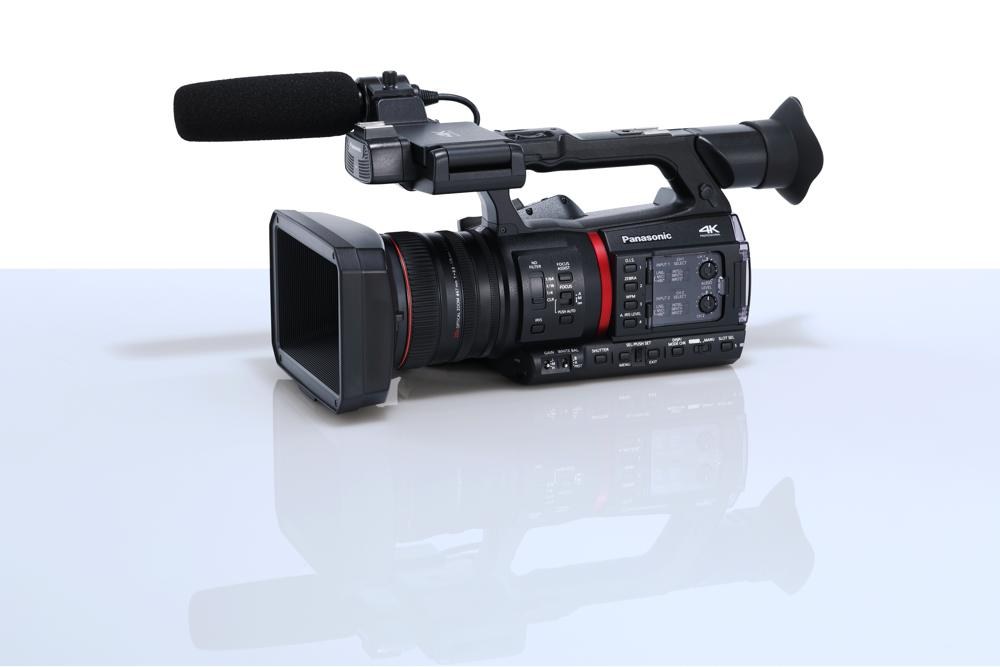 A professional 4K camcorder, product view
