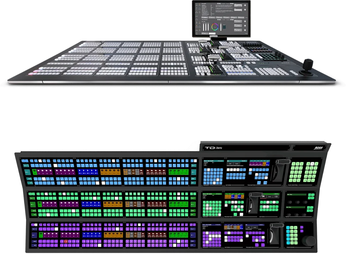 Ross Video TouchDrive switcher control panels in several sizes