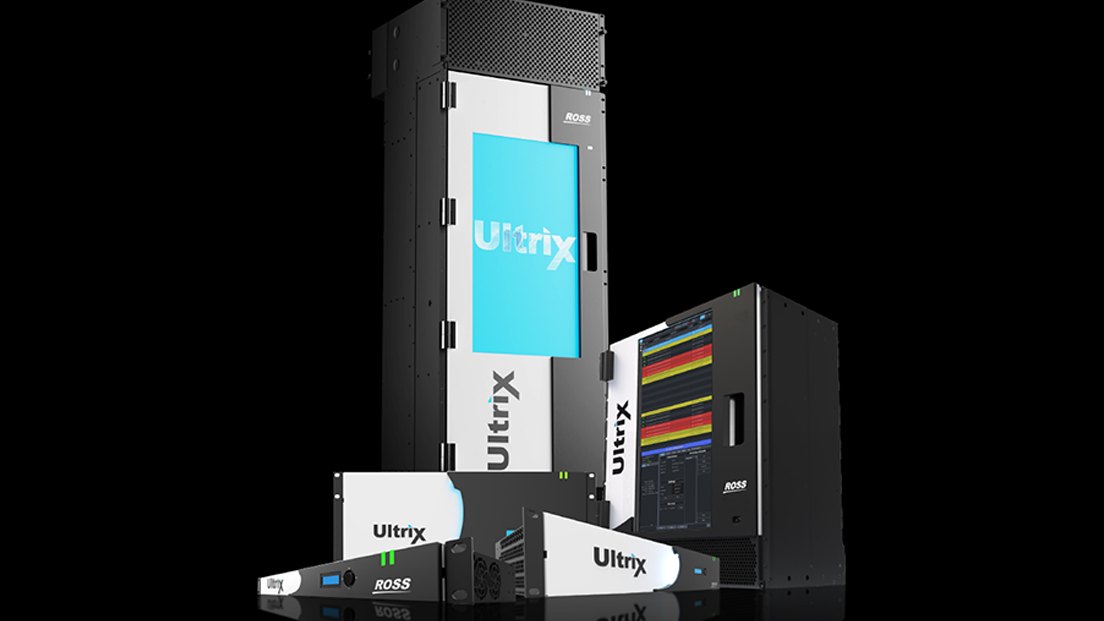 Ross Video Ultrix frames of several sizes grouped together