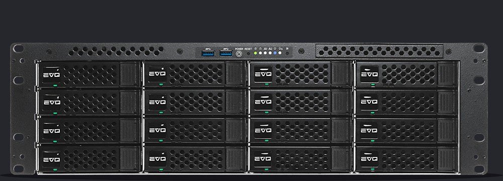 EVO Nearline storage server, front view