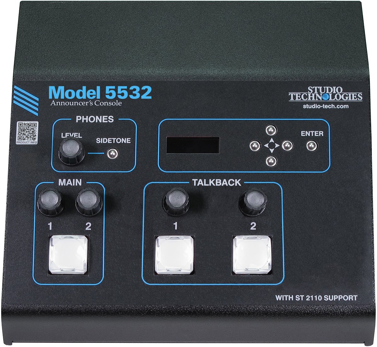 Studio Technologies Model 5532 ST 2110 announcer’s console