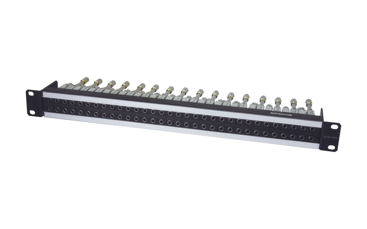 Canare 32MCKA-ST 12G-SDI micro video patchbay, one rack space