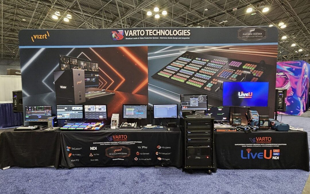 Varto Technologies at NAB Show New York 2026, booth 521