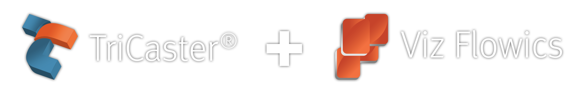 TriCaster and Viz Flowics logos